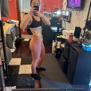 Pink / Peachy VS Athletic Leggings